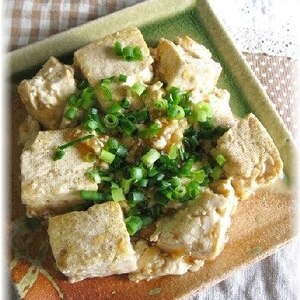 簡単☆フライパン一つで揚げ出し豆腐